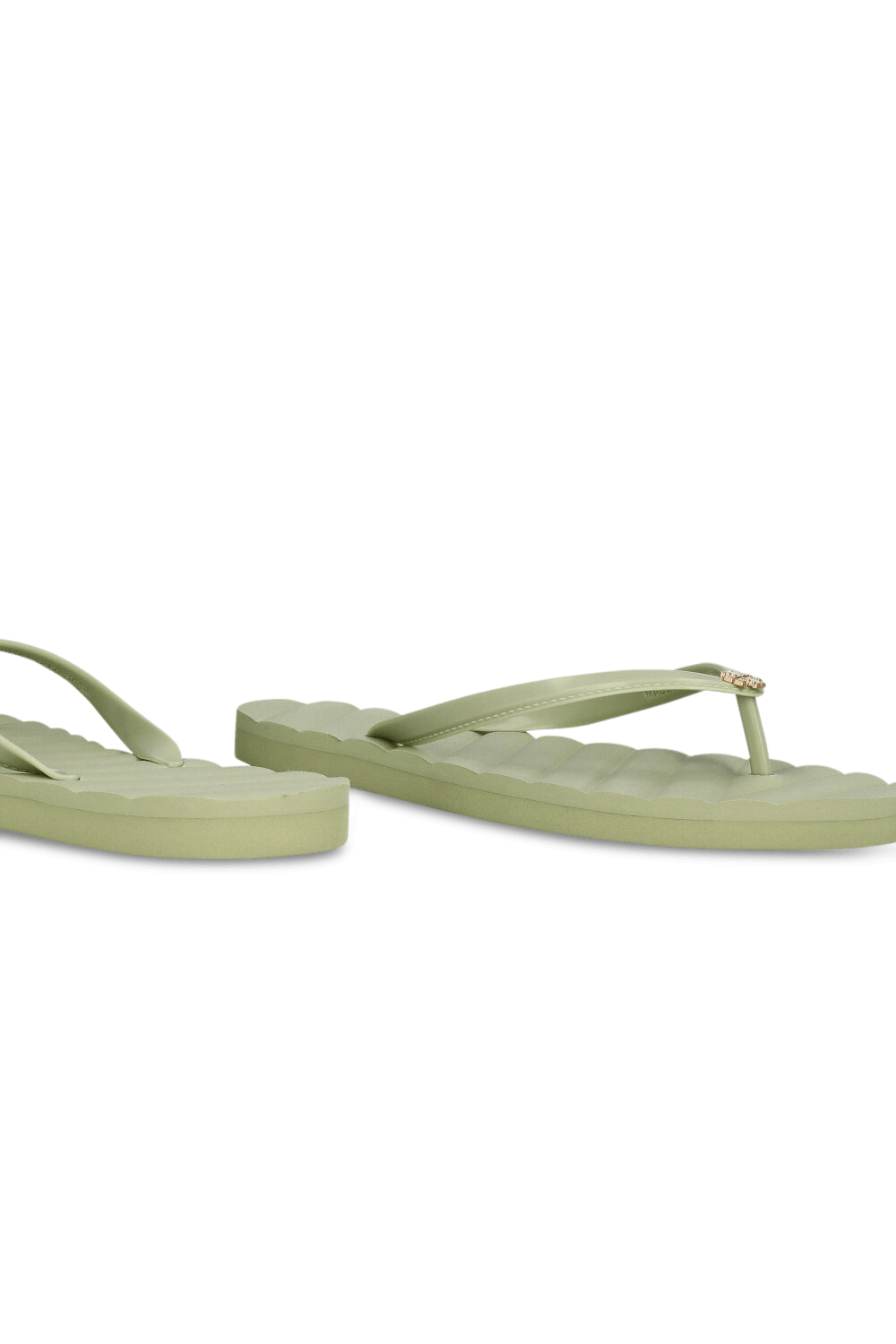 תמונת תקריב של כפכפי אצבע קירה TORY BURCH