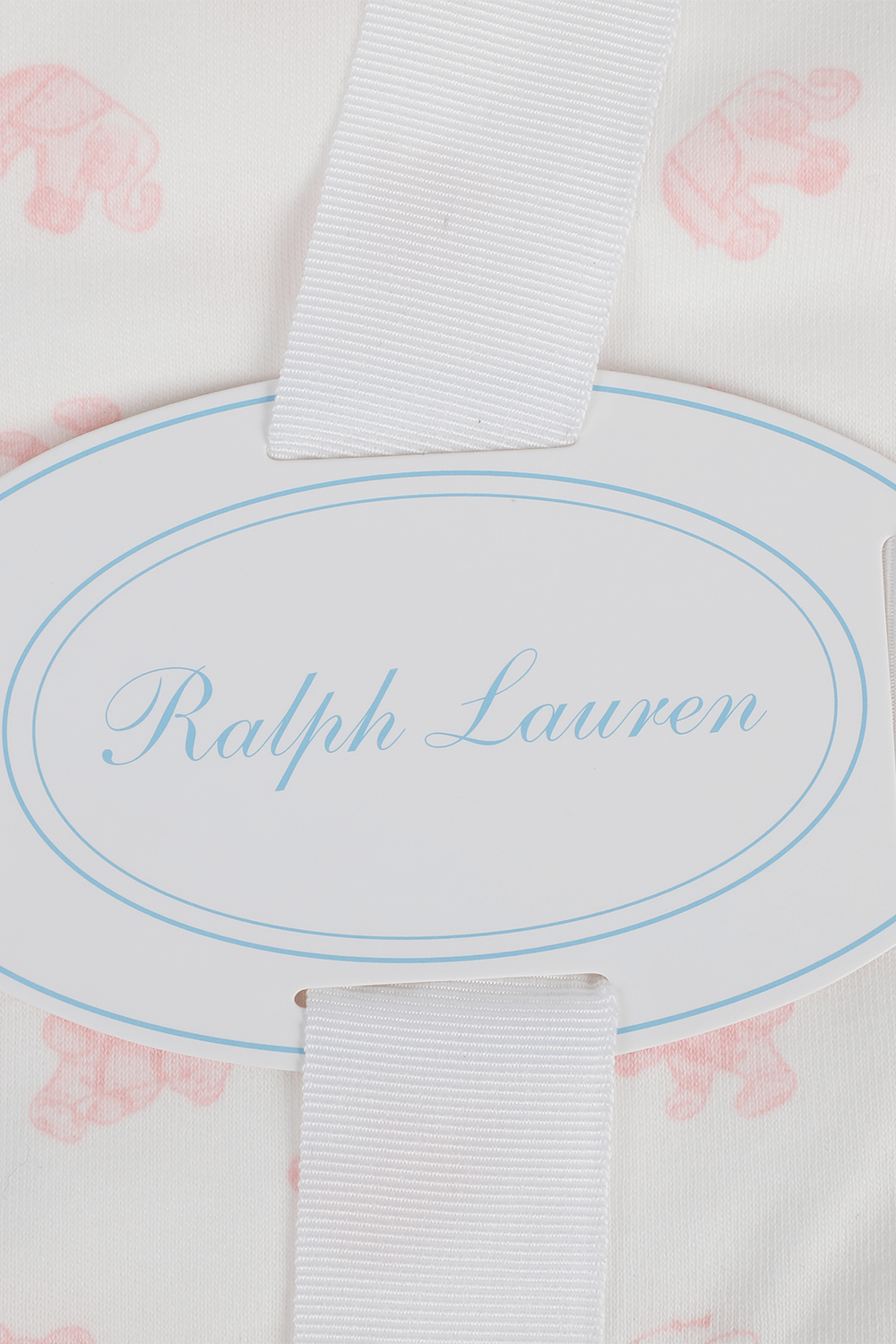 תמונת פנים של שמיכת כותנה עם הדפס פסטלי POLO RALPH LAUREN KIDS