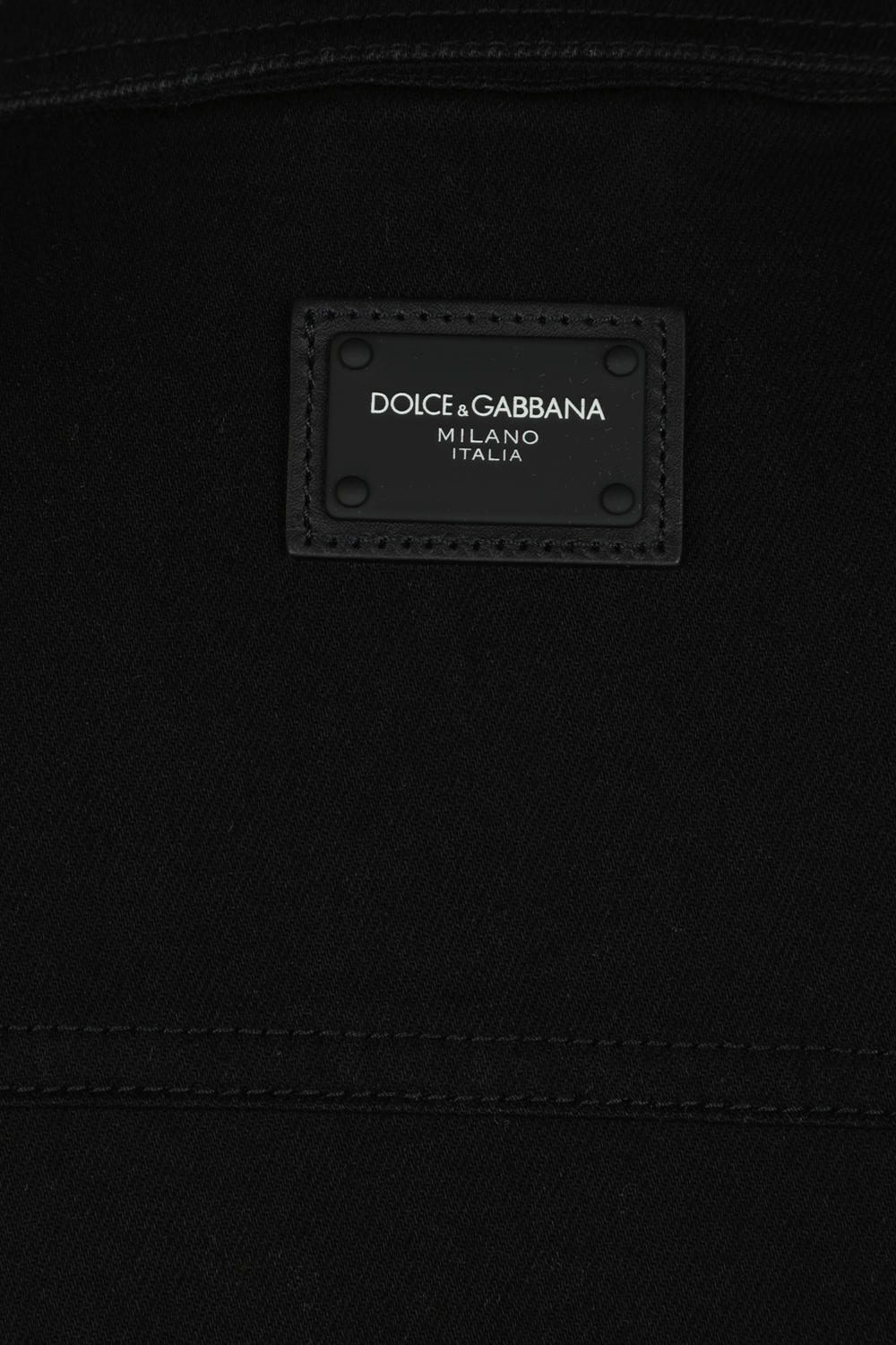 תמונה אחורית של ז'קט מכותנה עם כפתורים DOLCE & GABBANA