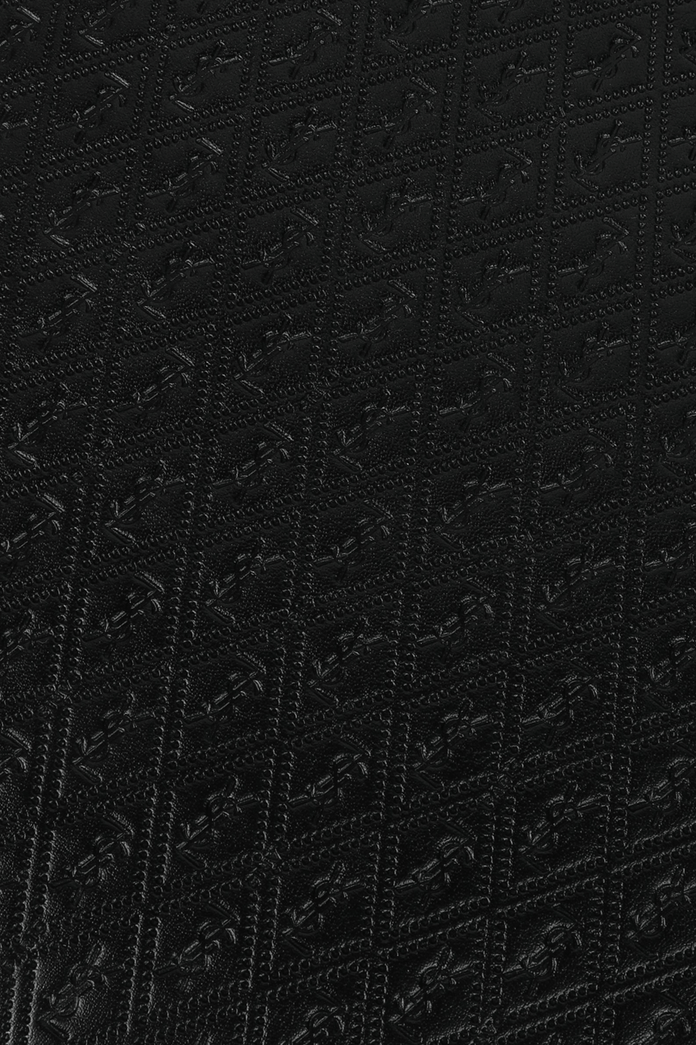 תמונת תקריב של Zippered Tablet Holder in Black Leather SAINT LAURENT