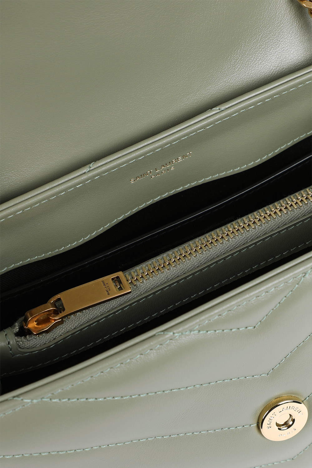תמונת פנים של תיק לולו קטן מעור SAINT LAURENT