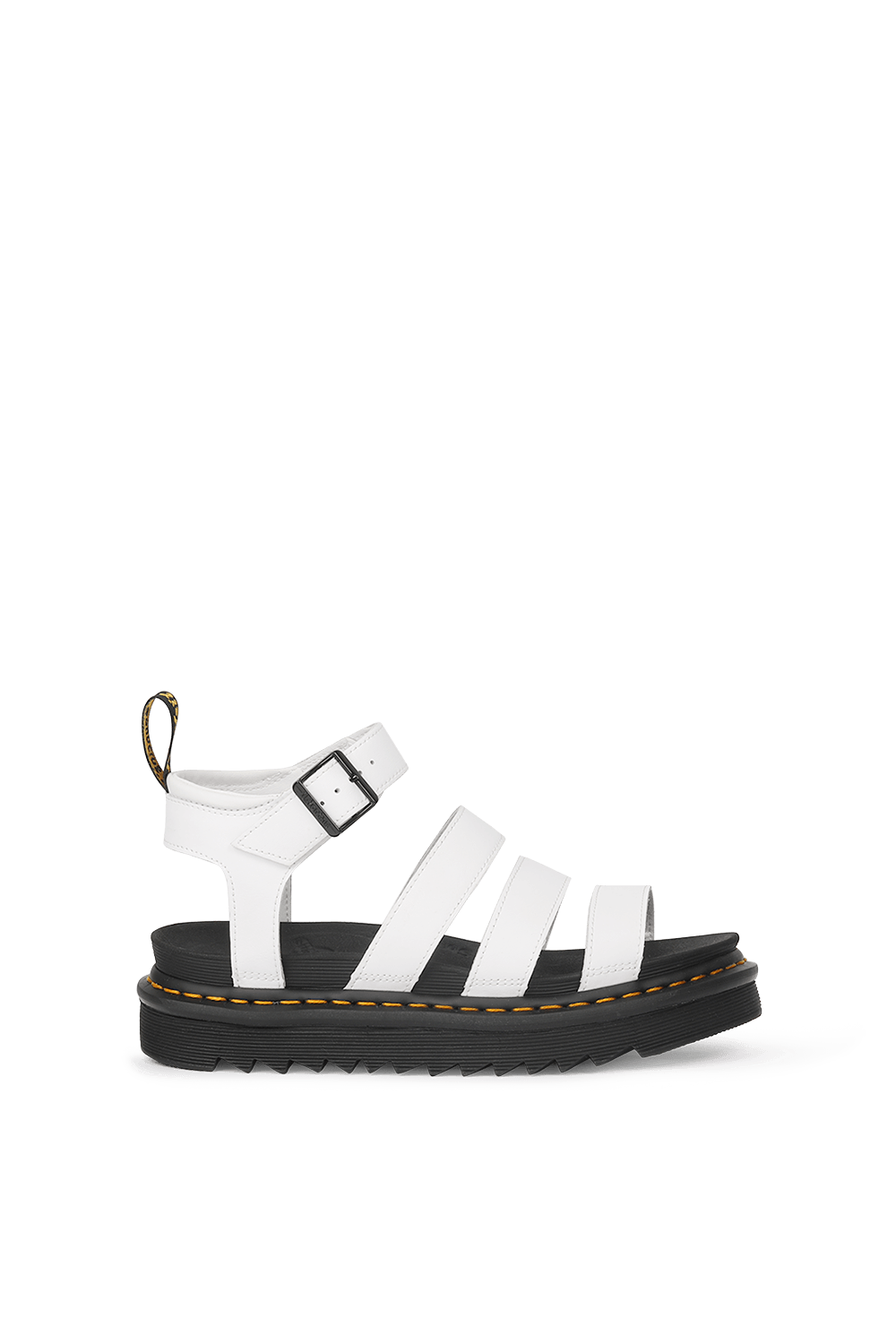 תמונה קידמית של סנדלי גלדיאטור בלייר מעור DR.MARTENS
