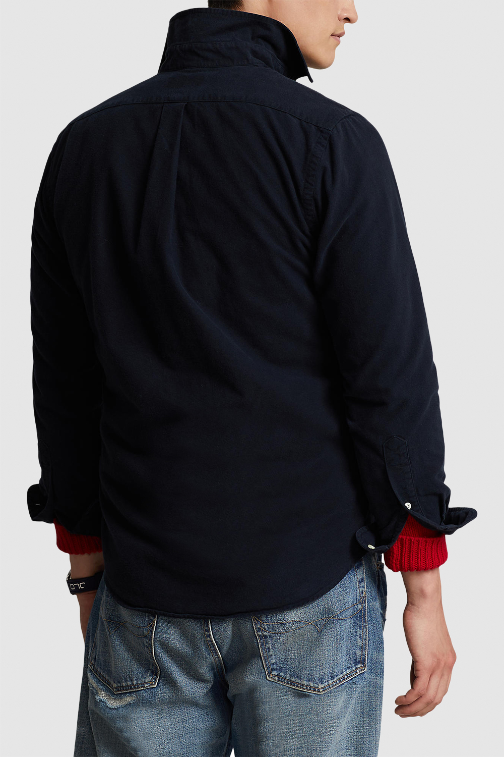 תמונת דוגמן אחורית של חולצה מכופתרת מכותנה POLO RALPH LAUREN
