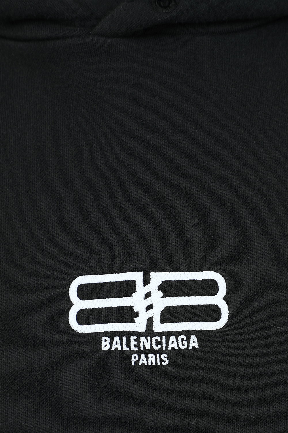 תמונה אחורית של קפוצ'ון לוגו אייקון פריז BALENCIAGA