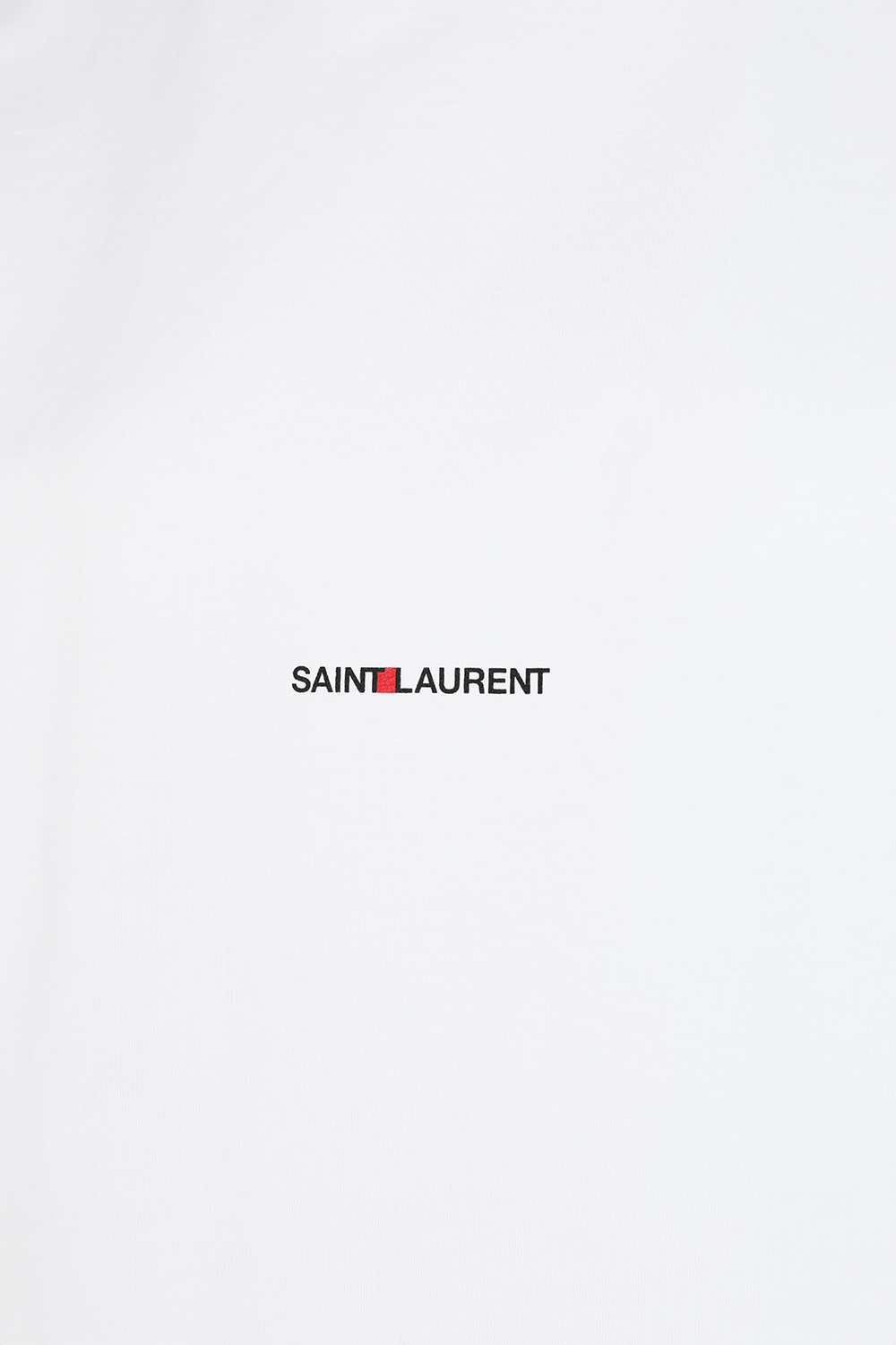 תמונה אחורית של חולצת לוגו טי קלאסית SAINT LAURENT