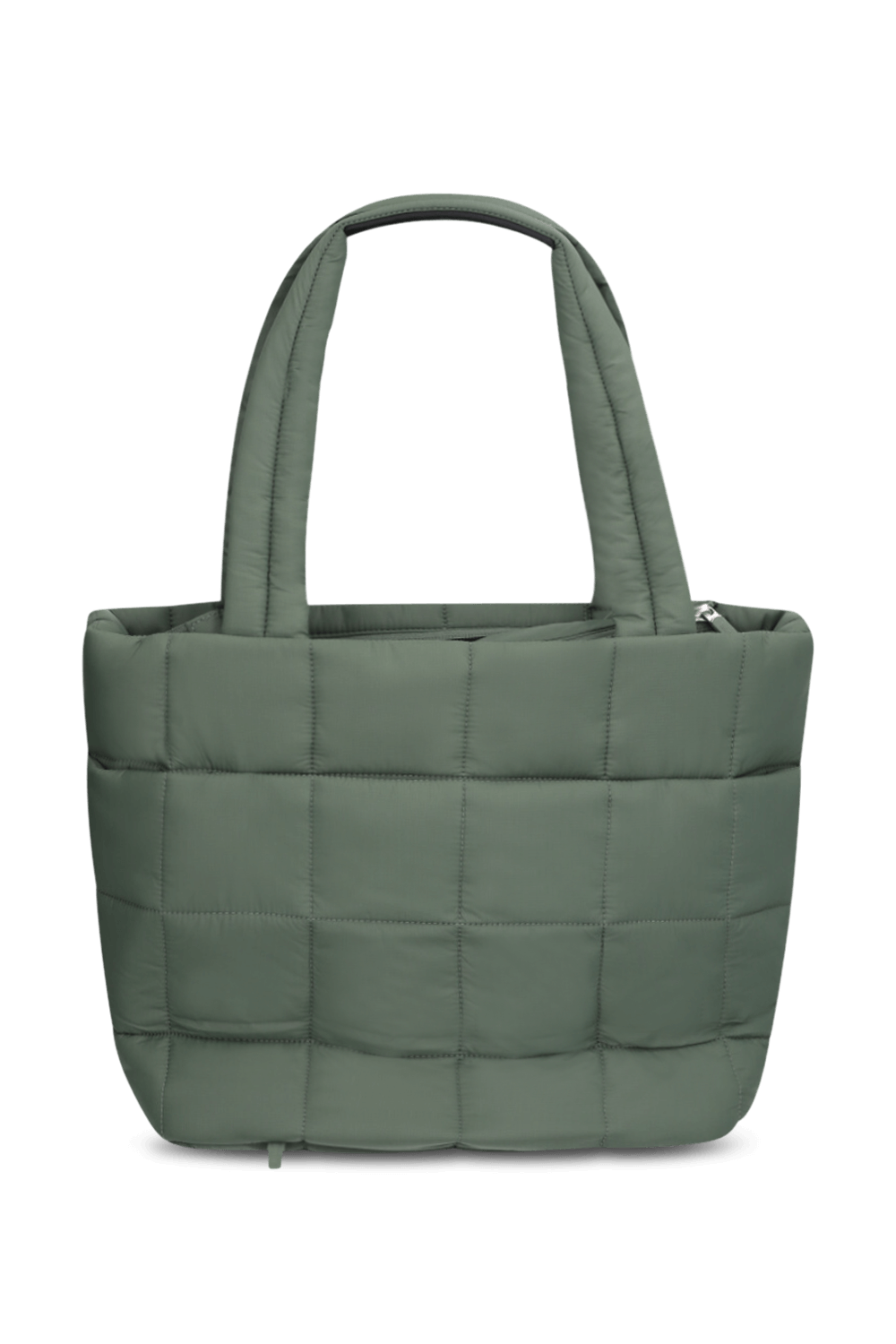 תמונה אחורית של Quilted Grid Tote