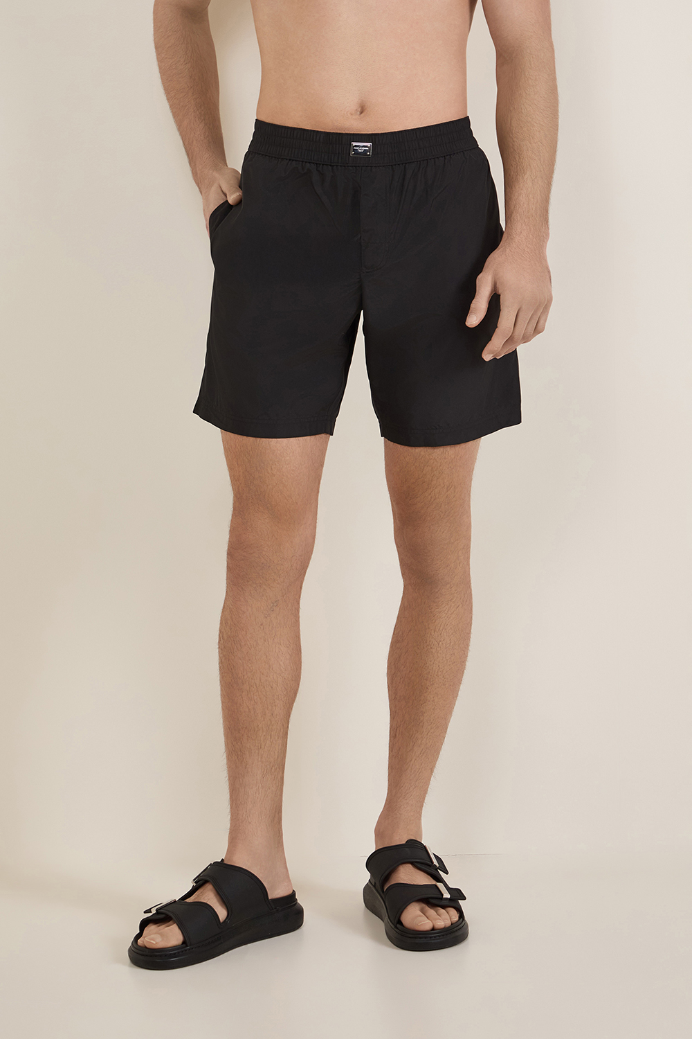 תמונת דוגמן קידמית של מכנסי בגד ים DOLCE & GABBANA