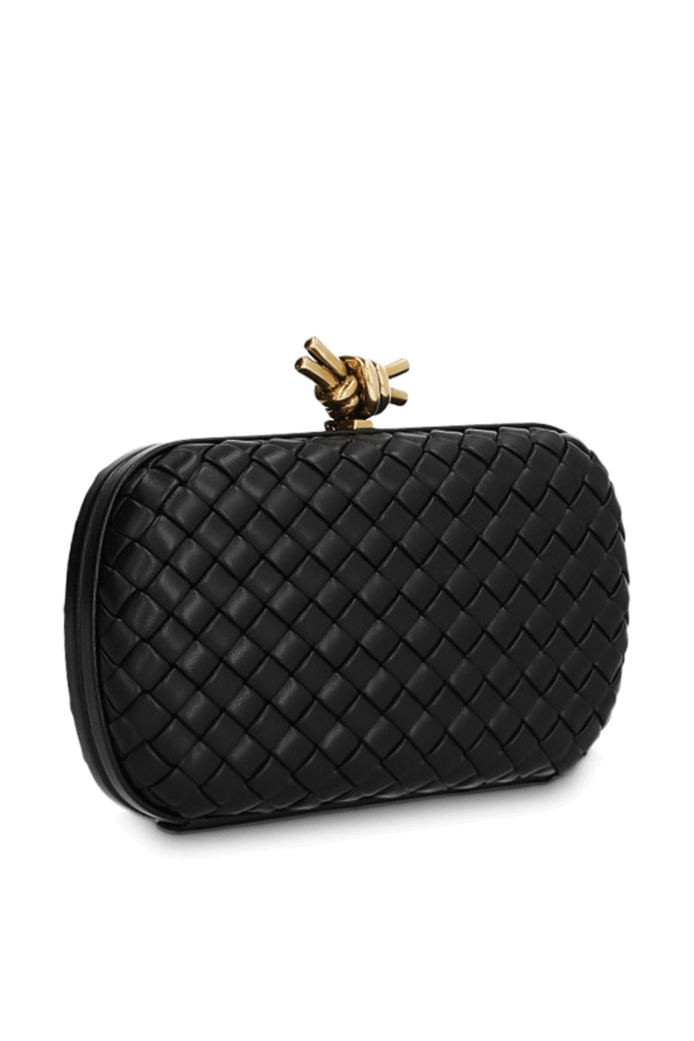 תמונה אחורית של תיק קלאץ' מעור BOTTEGA VENETA