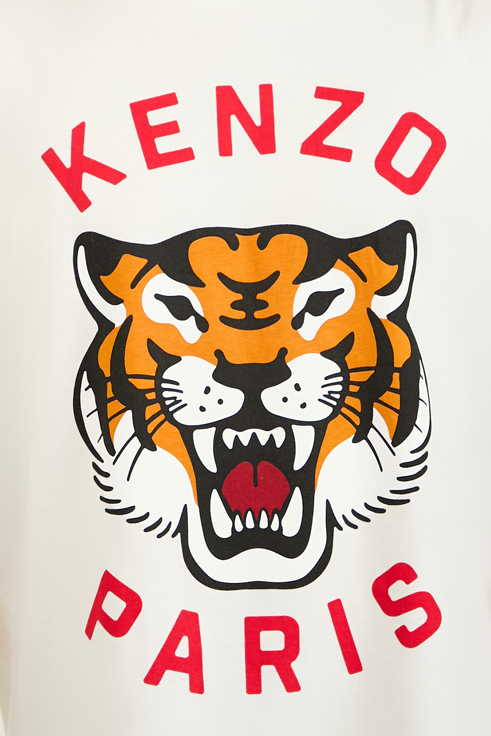 תמונת תקריב דוגמן של חולצת טי KENZO