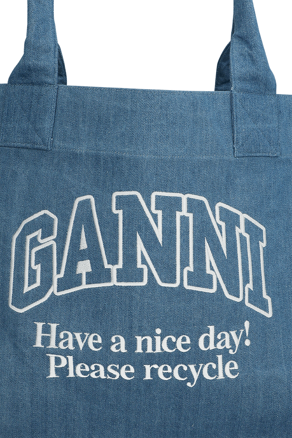 תמונת תקריב של תיק טוט לארג GANNI