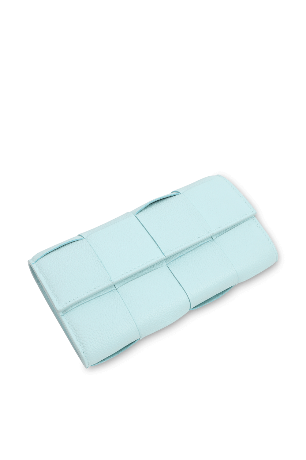 תמונת תקריב של ארנק שתי וערב גדול BOTTEGA VENETA