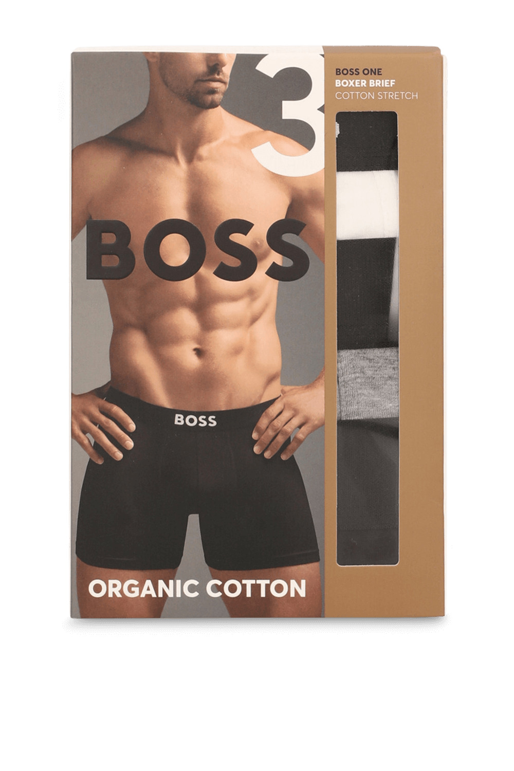 תמונה אחורית של מארז שלושה תחתונים BOSS