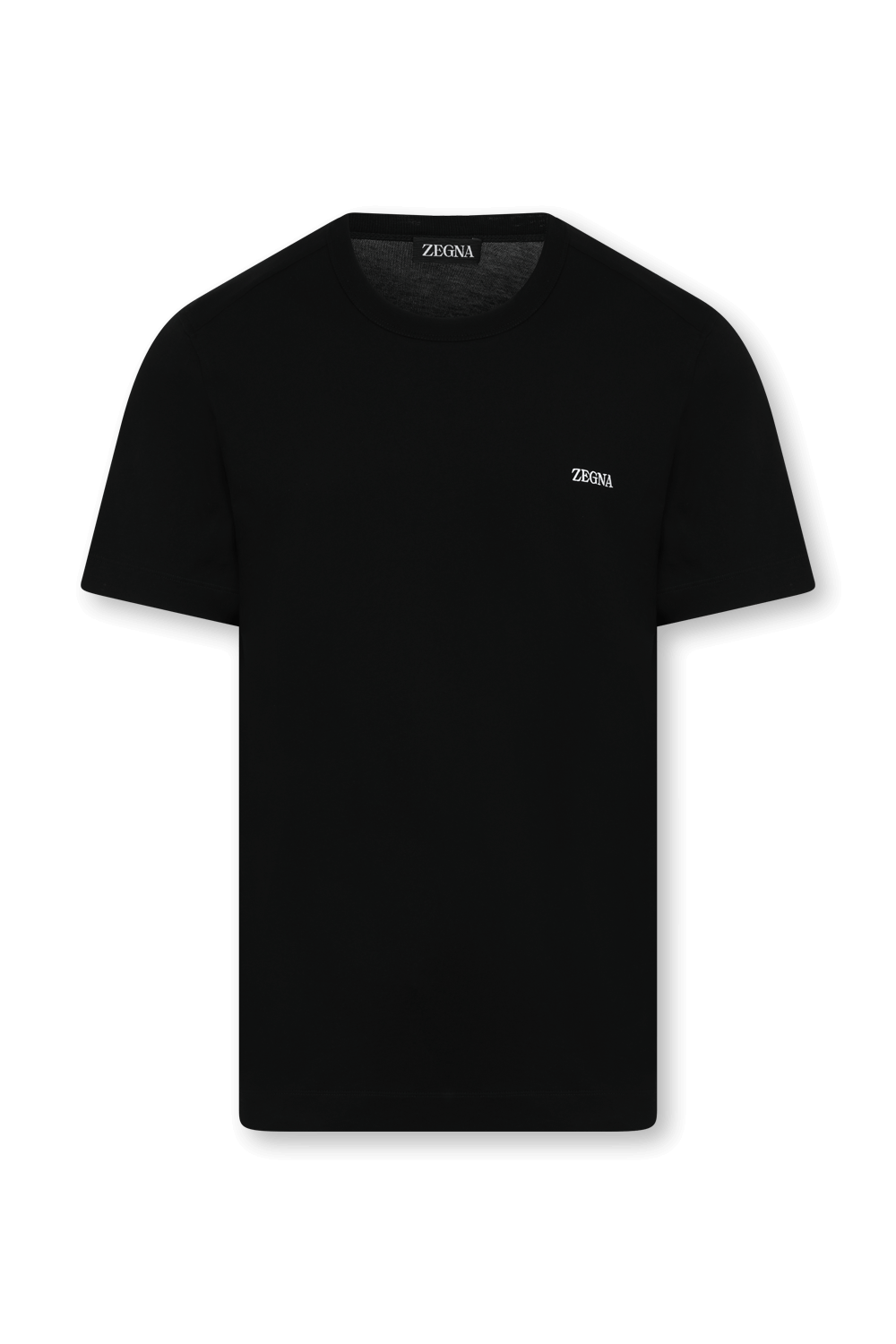 תמונה קידמית של חולצת לוגו טי מכותנה ZEGNA