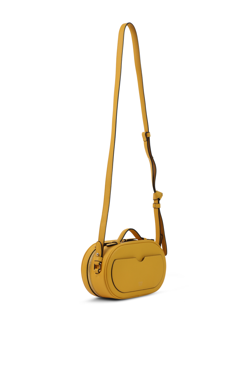 תמונה אחורית של תיק מיני קאמרה צהוב FENDI