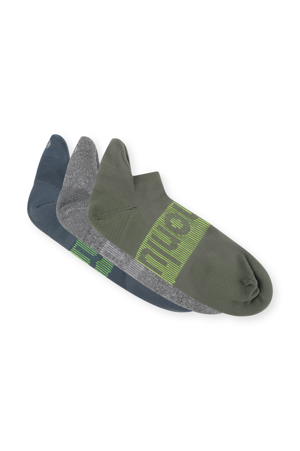תמונה קידמית של Men`s Power Stride Tab Sock 3 Pack LULULEMON