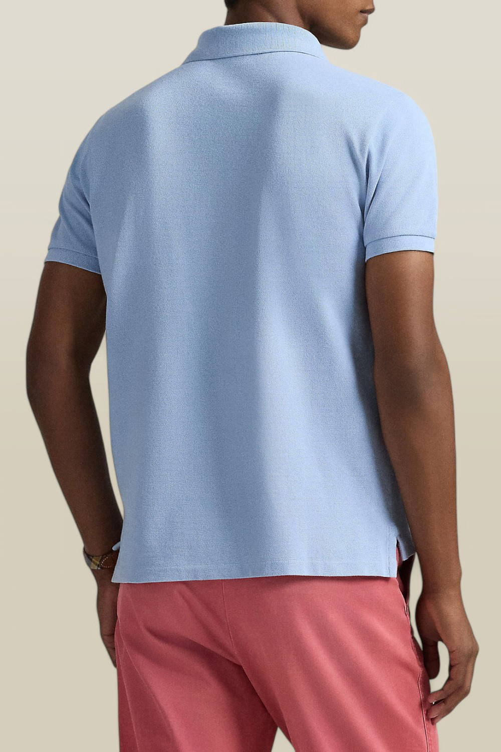 תמונת דוגמן אחורית של חולצת פולו סלים פיט POLO RALPH LAUREN