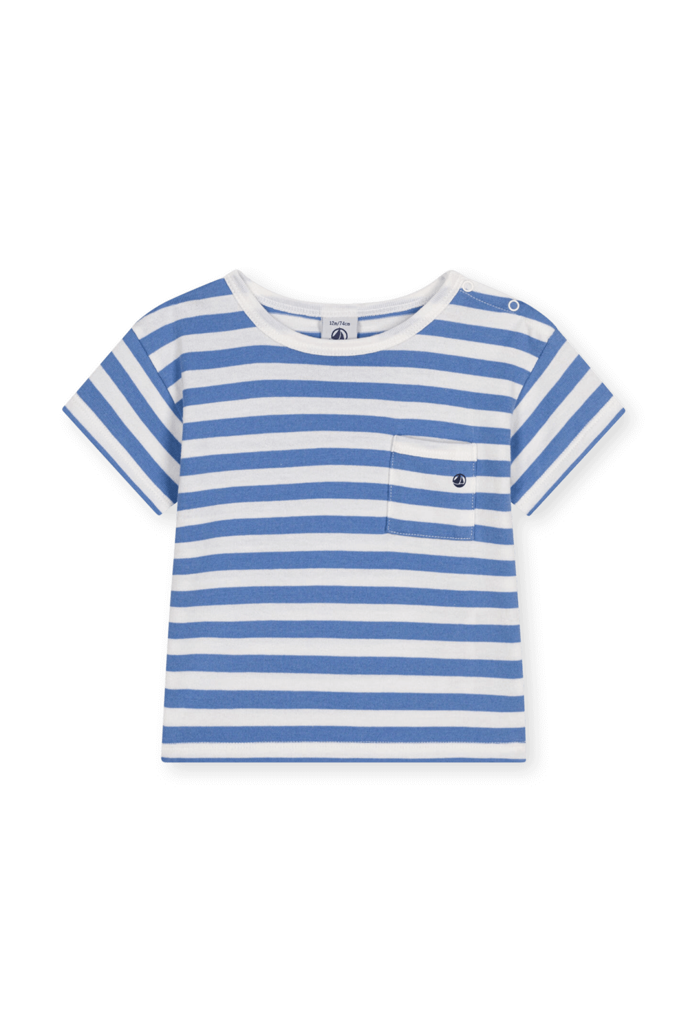 תמונה קידמית של חולצת טי - גילאי 6-12 חודשים PETIT BATEAU