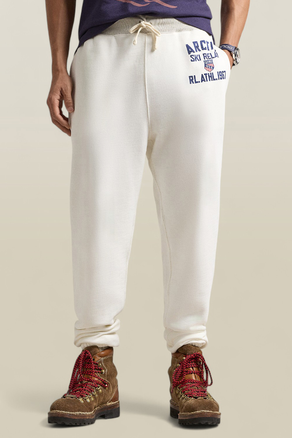 תמונת דוגמן קידמית של מכנסי ג'וגר POLO RALPH LAUREN