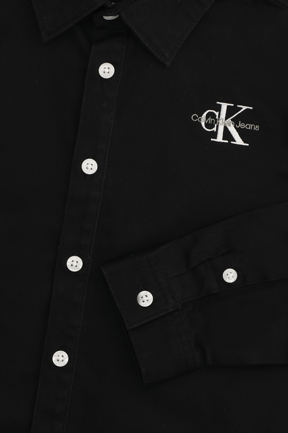 תמונה אחורית של חולצה מכופתרת - גילאי 4-16 שנים CALVIN KLEIN