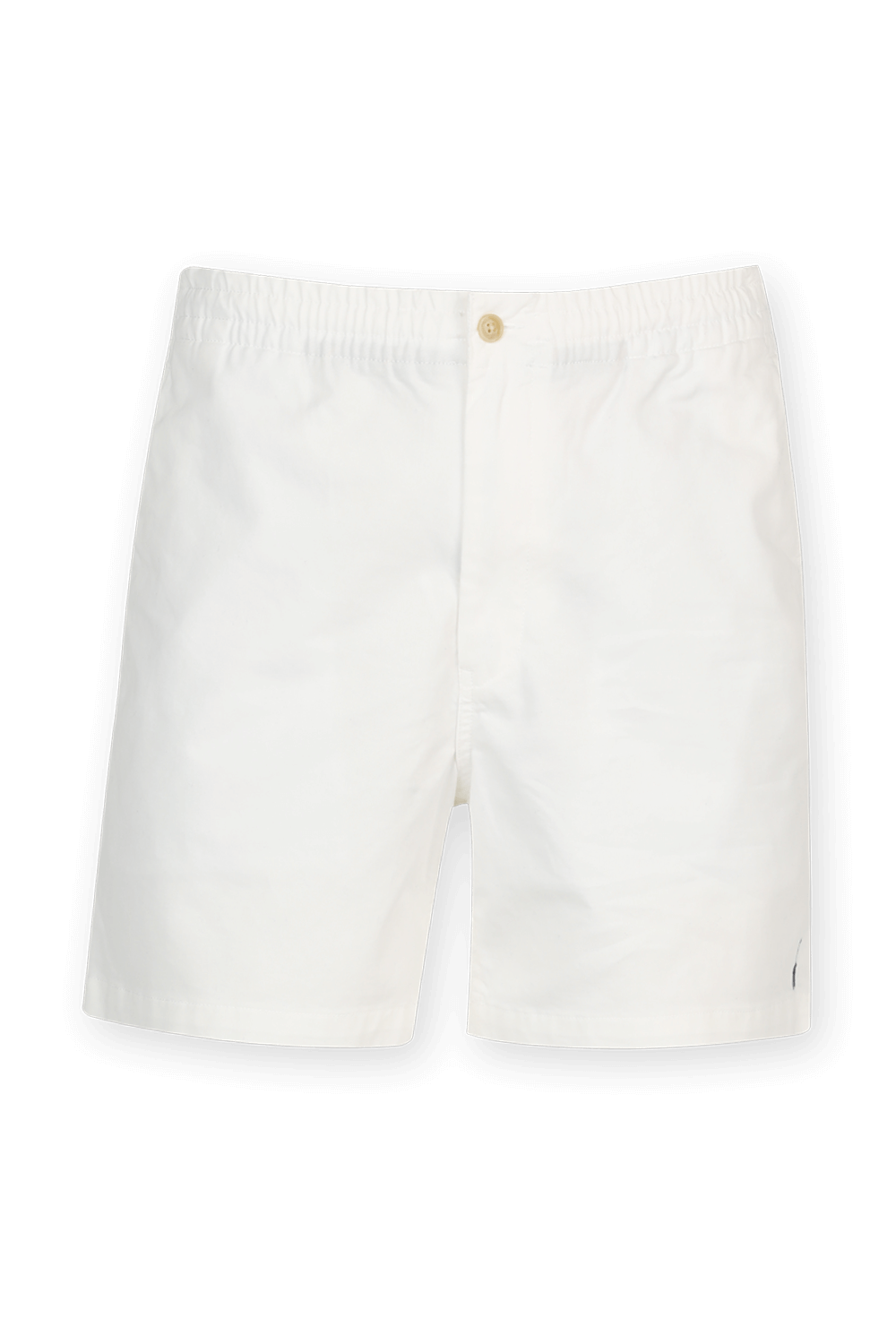 תמונה קידמית של Cotton Flat Shorts in White POLO RALPH LAUREN