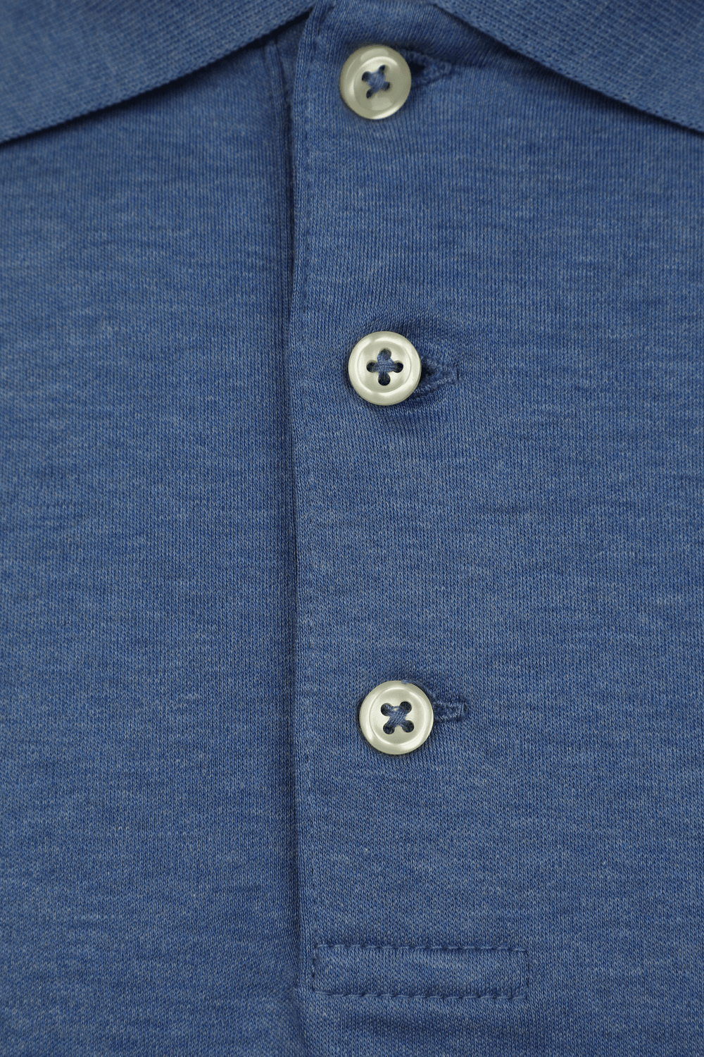 תמונת תקריב של Logo Polo Shirt in Blue POLO RALPH LAUREN