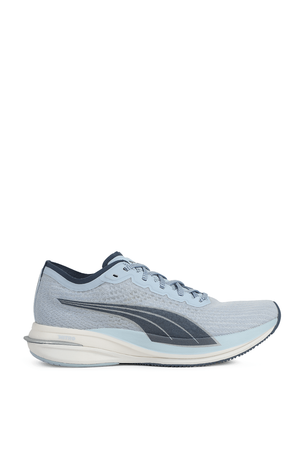 תמונה קידמית של Deviate Nitro Running Shoes in Blue and Black PUMA