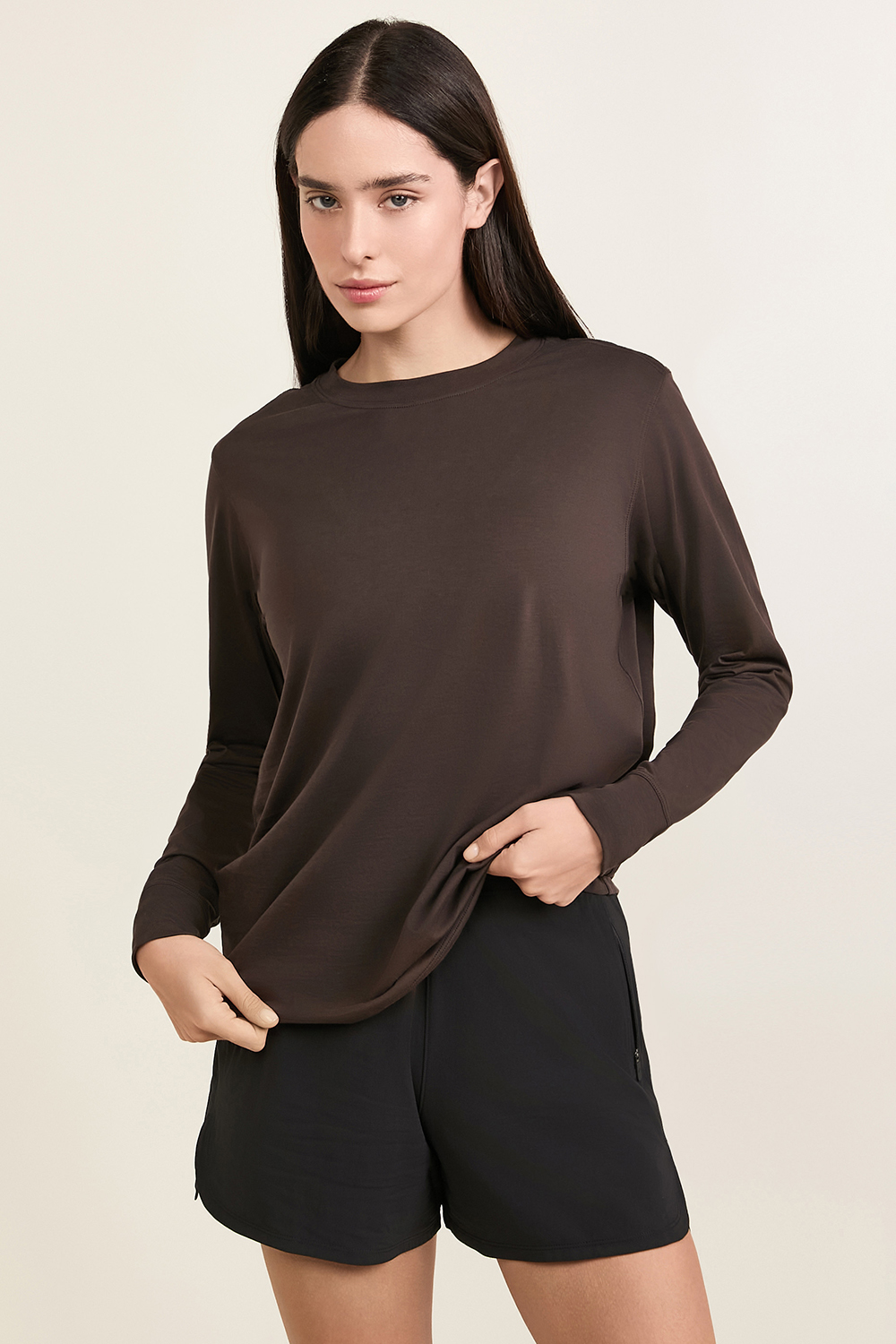 תמונת דוגמן קידמית של All Yours Long-Sleeve Shirt