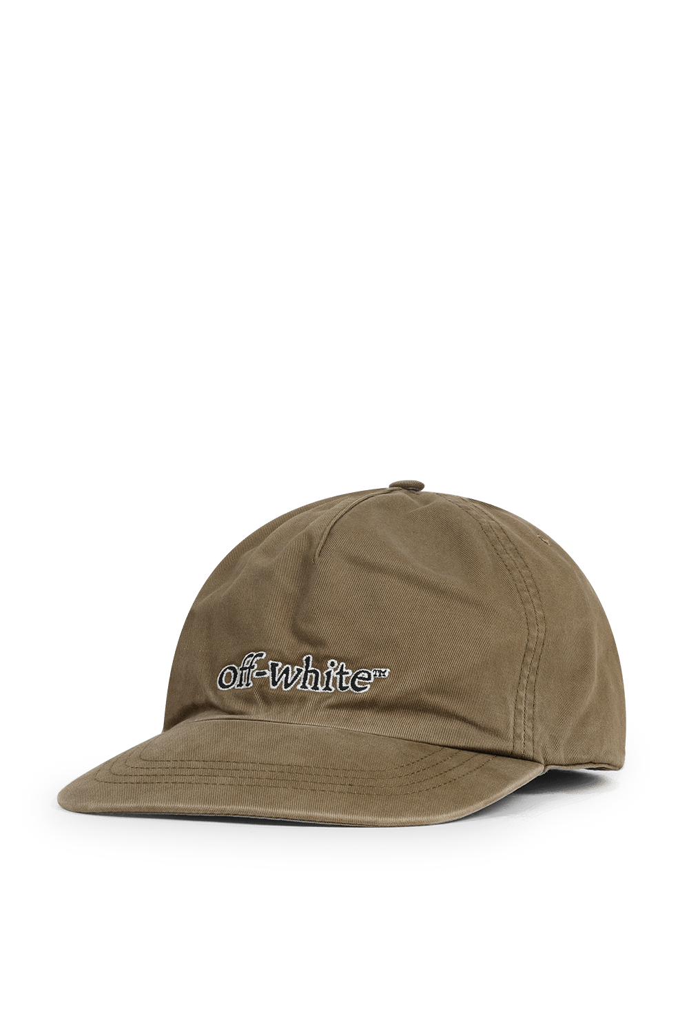 תמונה קידמית של Hand Off Baseball Cap in Brown OFF WHITE