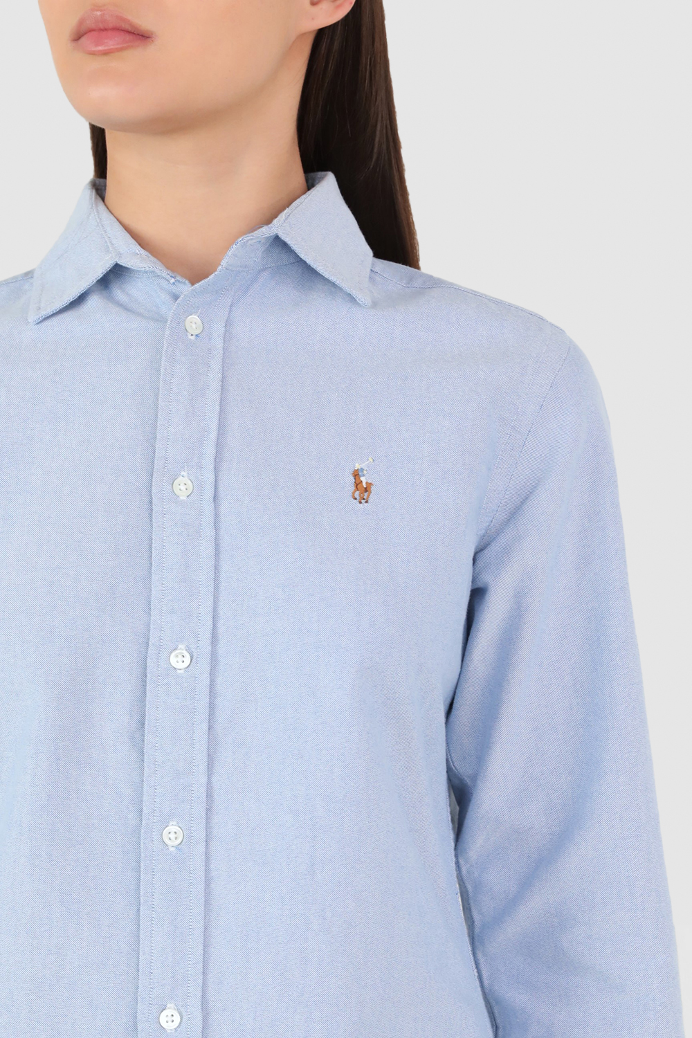 תמונת תקריב דוגמן של חולצה מכופתרת POLO RALPH LAUREN