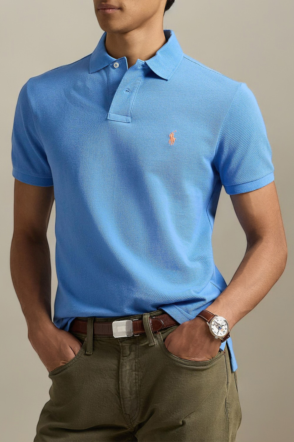 תמונת דוגמן קידמית של חולצת פולו POLO RALPH LAUREN