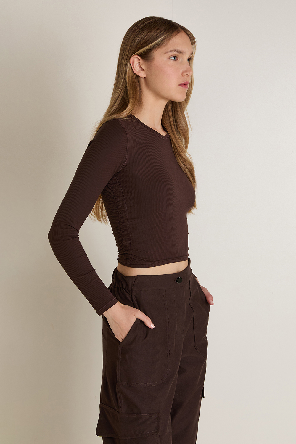 תמונת דוגמן קידמית של All It Takes Ribbed Nulu™ Long-Sleeve Shirt LULULEMON