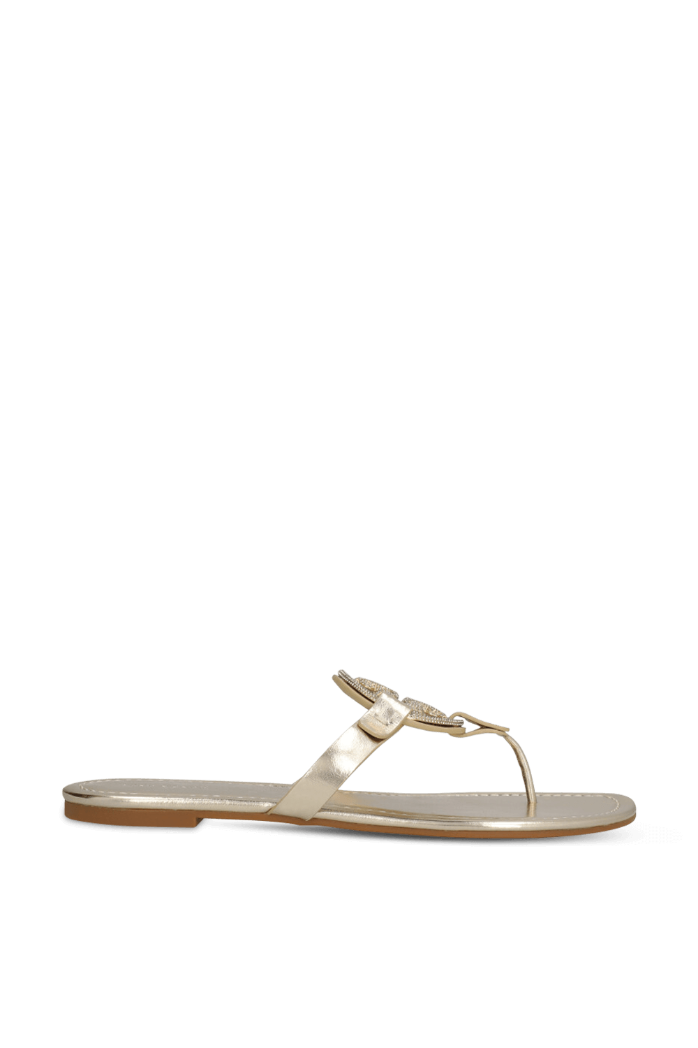 תמונה קידמית של כפכפי אצבע מילר TORY BURCH