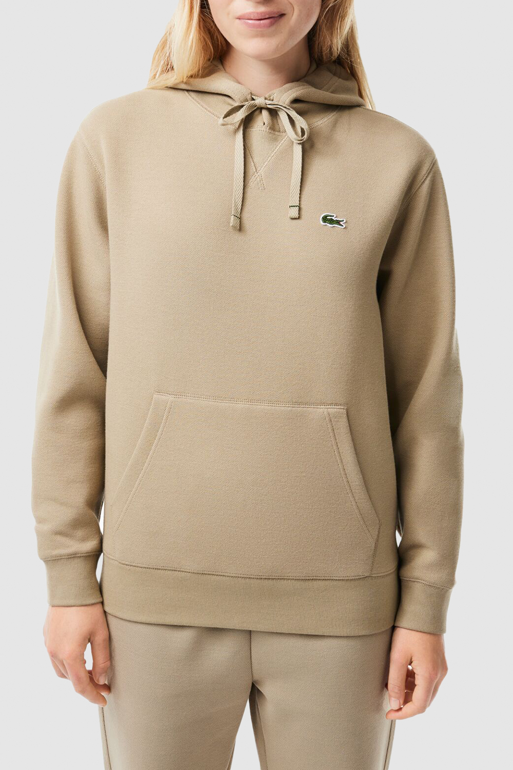 תמונת דוגמן קידמית של סווטשירט קפוצ`ון LACOSTE