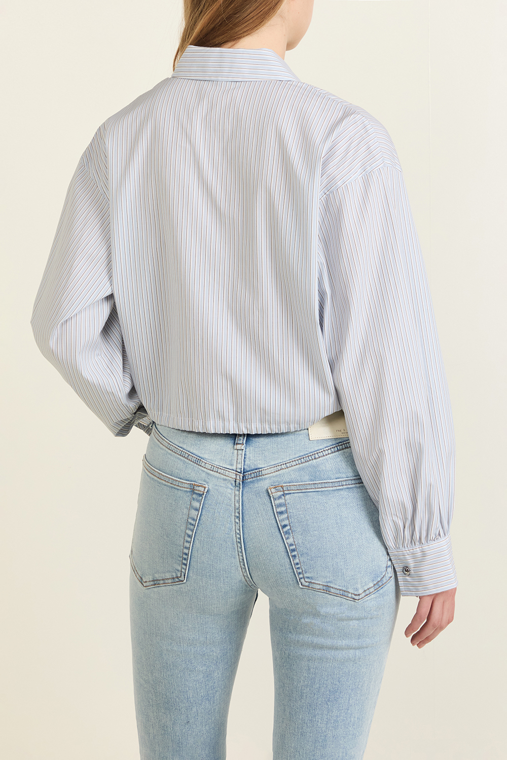 תמונת דוגמן אחורית של חולצת כפתורים קרופ RAG & BONE