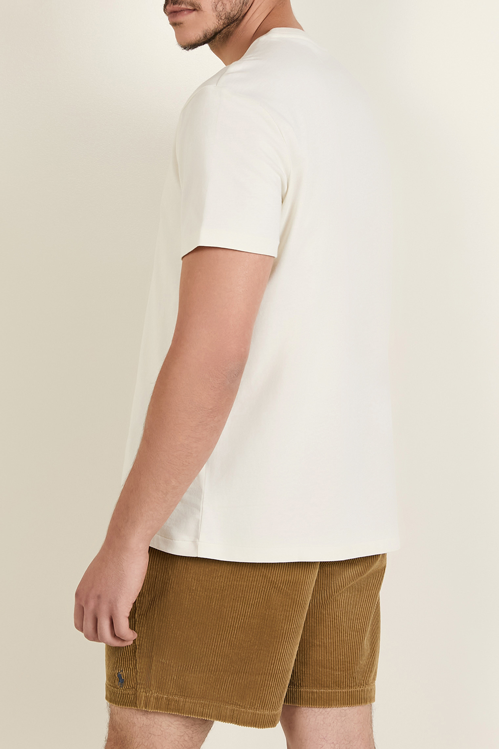 תמונת דוגמן אחורית של חולצת טי מכותנה POLO RALPH LAUREN