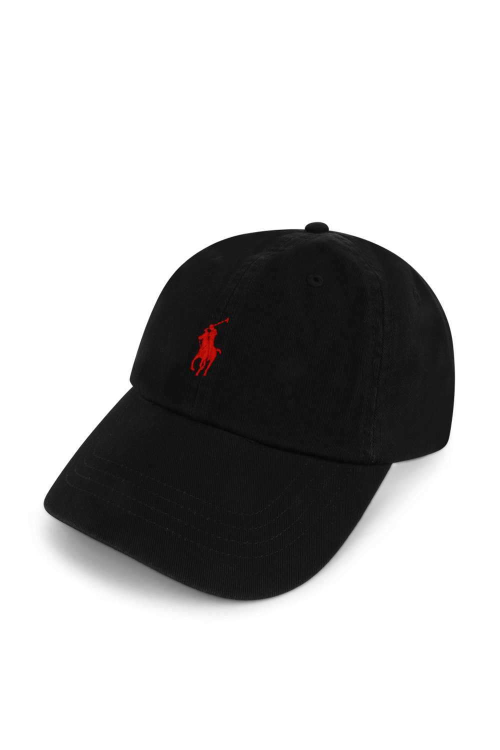 תמונה קידמית של כובע מצחייה עם לוגו רקום POLO RALPH LAUREN