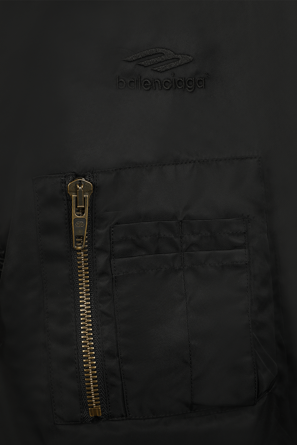 תמונה אחורית של ז'קט בומבר ספורטיבי BALENCIAGA