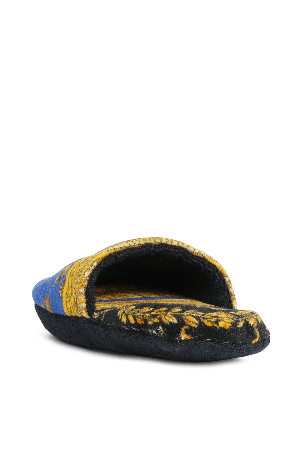 תמונה אחורית של נעלי בית עם הדפס בארוק VERSACE