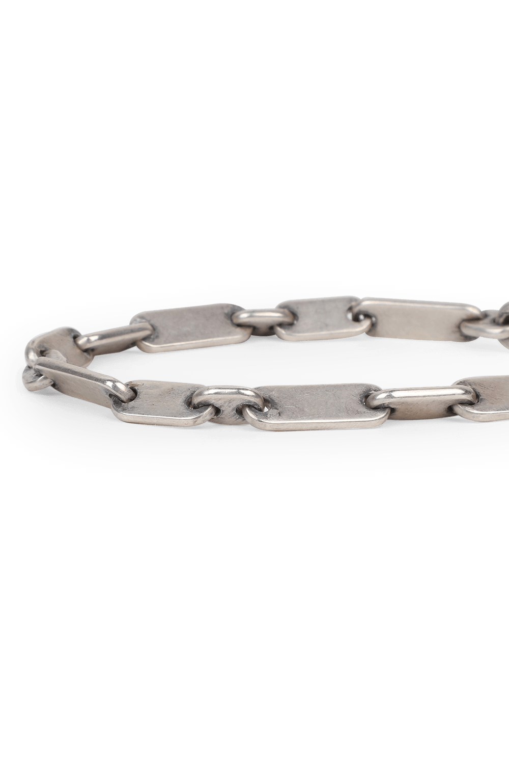 תמונת תקריב של Trio Monolinka Bracelet in Silver M.COHEN