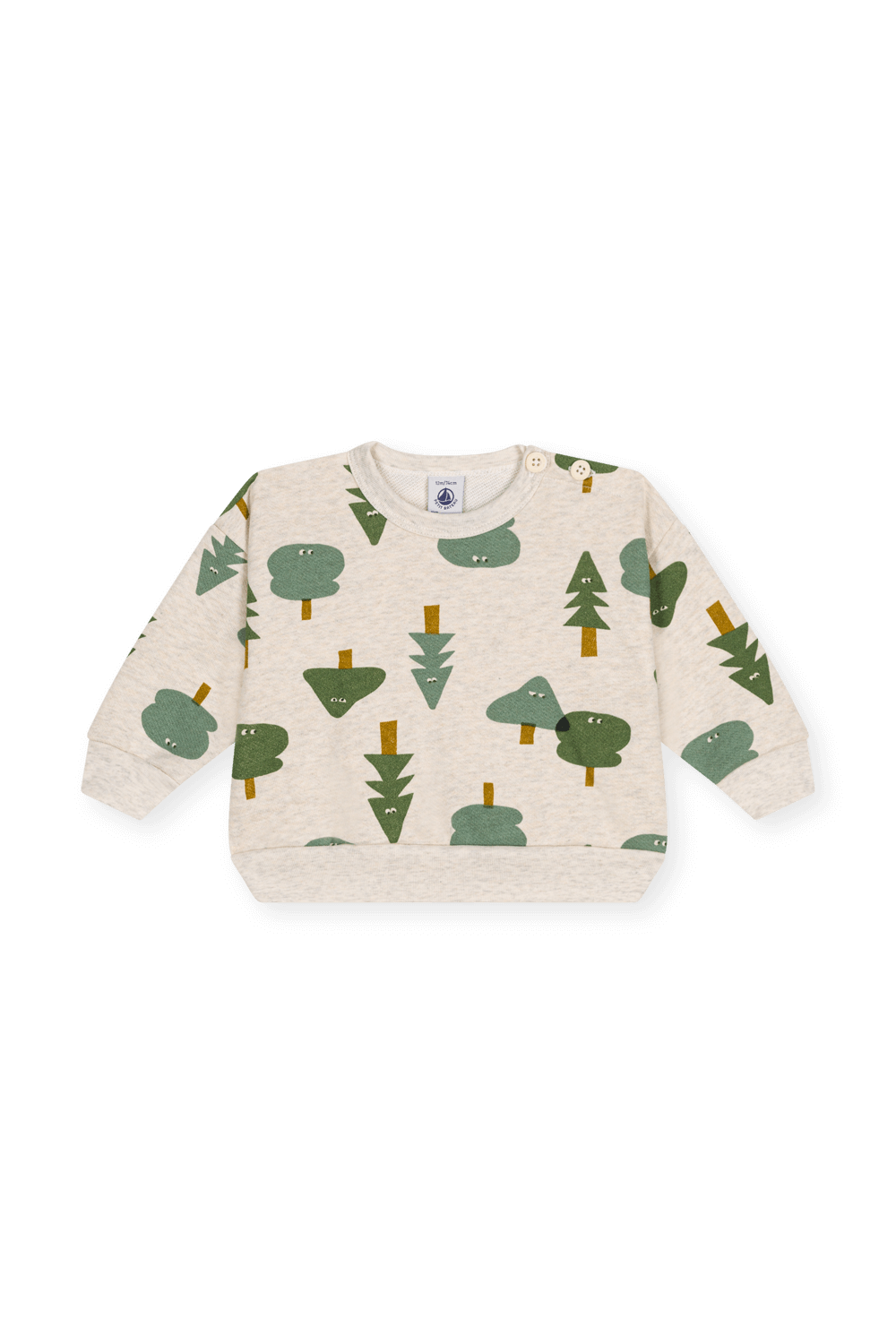 תמונה קידמית של סווטשירט - גילאי 18-36 חודשים PETIT BATEAU