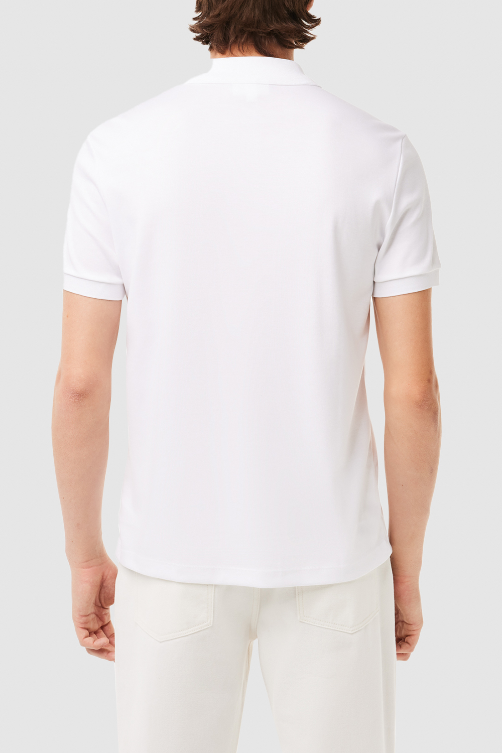 תמונת דוגמן אחורית של חולצת פולו LACOSTE