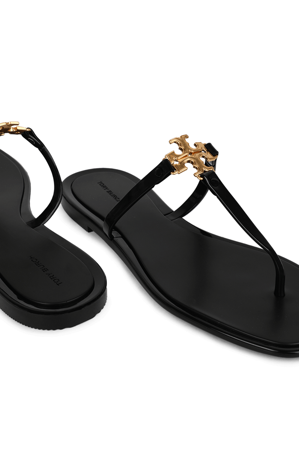 תמונת תקריב של כפכפי אצבע רוקסן TORY BURCH