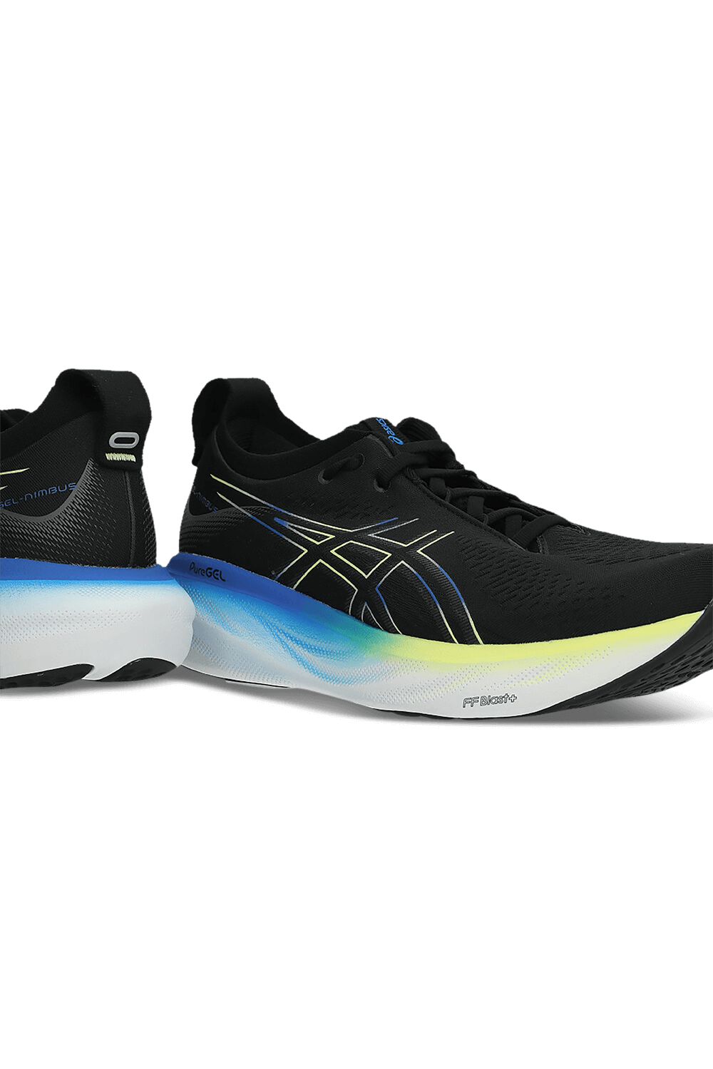 תמונת תקריב של נעלי סניקרס ג'ל נימבוס 25 ASICS
