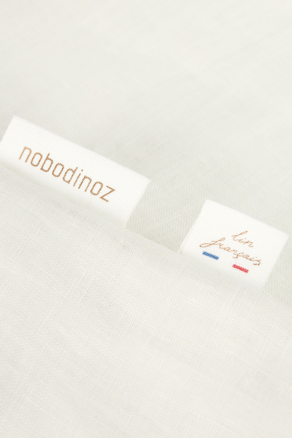 תמונה אחורית של כיסוי לשמיכה מפשתן צרפתי NOBODINOZ