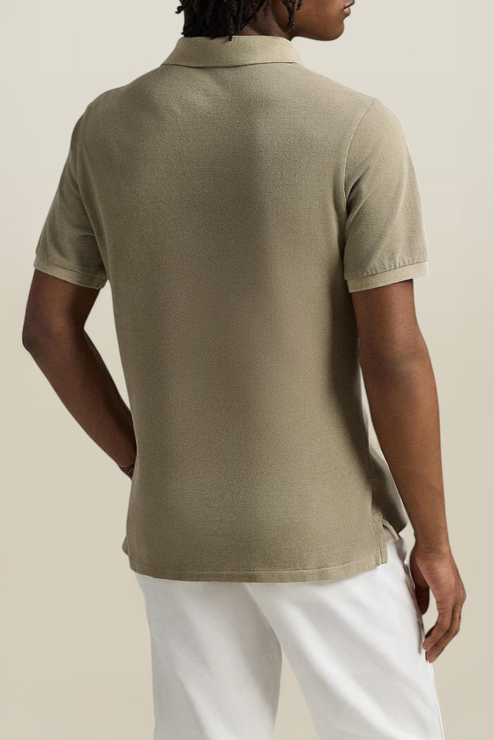 תמונת דוגמן אחורית של חולצת פולו סלים פיט POLO RALPH LAUREN