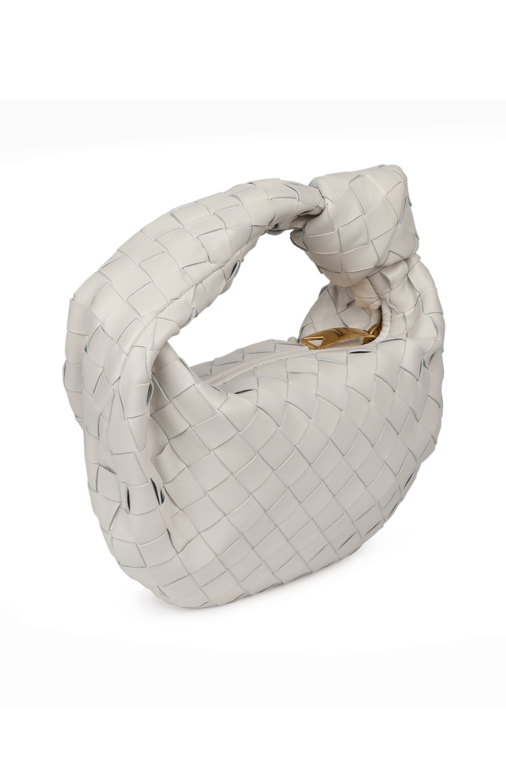 תמונת תקריב של Small BV Jodie Bag in White BOTTEGA VENETA