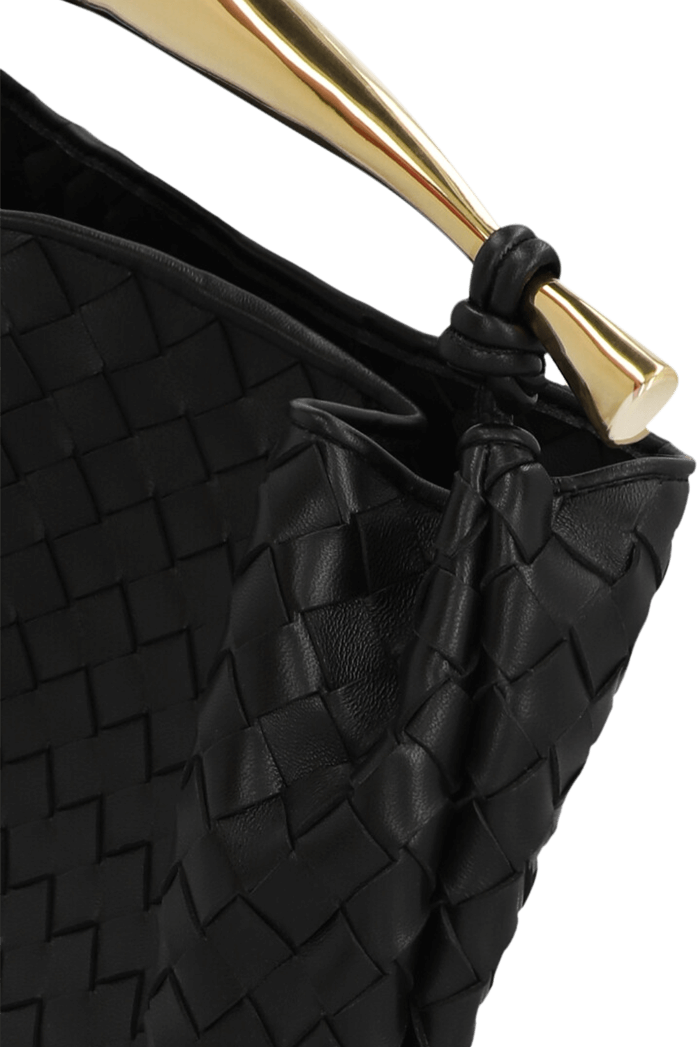 תמונת תקריב של תיק נשיאה מעור BOTTEGA VENETA