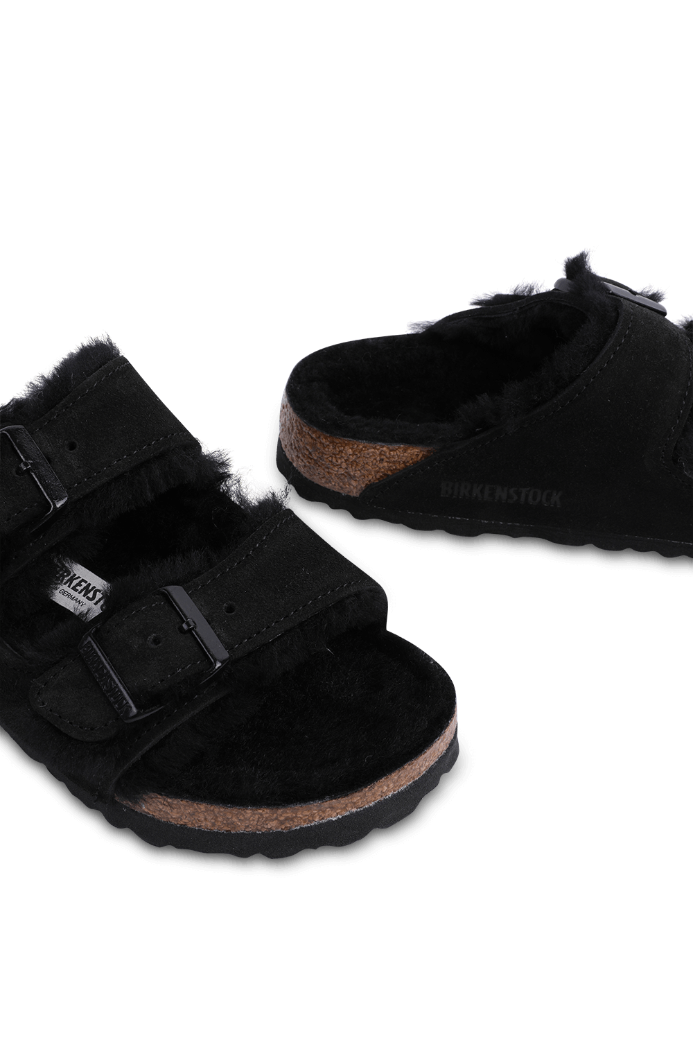 תמונת תקריב של סנדלי אריזונה שרלינג BIRKENSTOCK