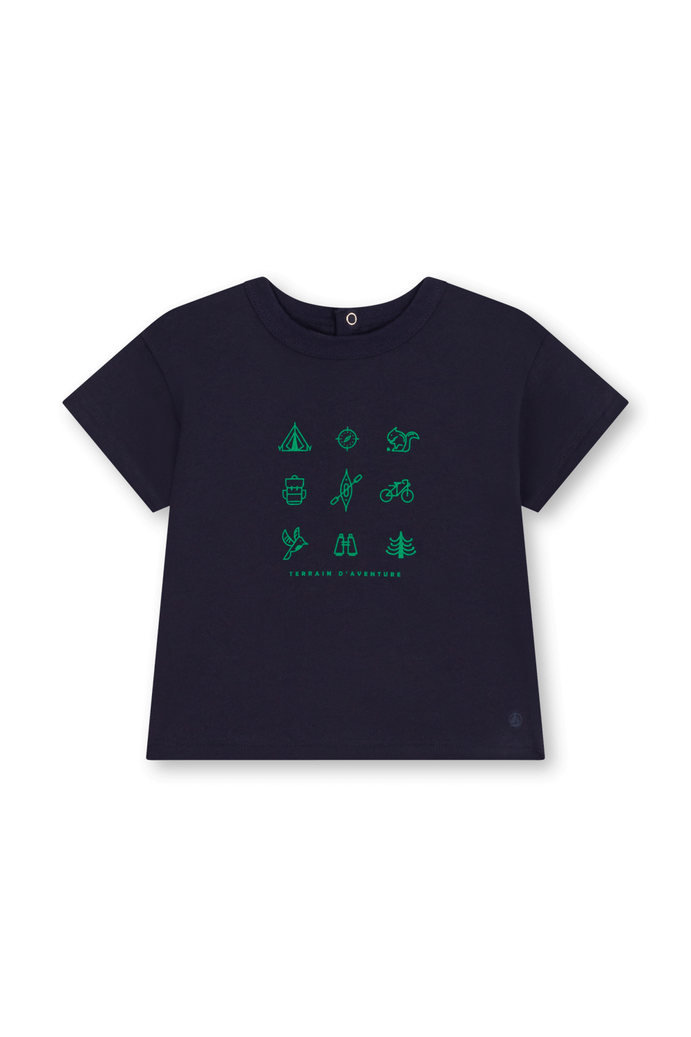 תמונה קידמית של חולצת טי - גילאי 18-36 חודשים PETIT BATEAU