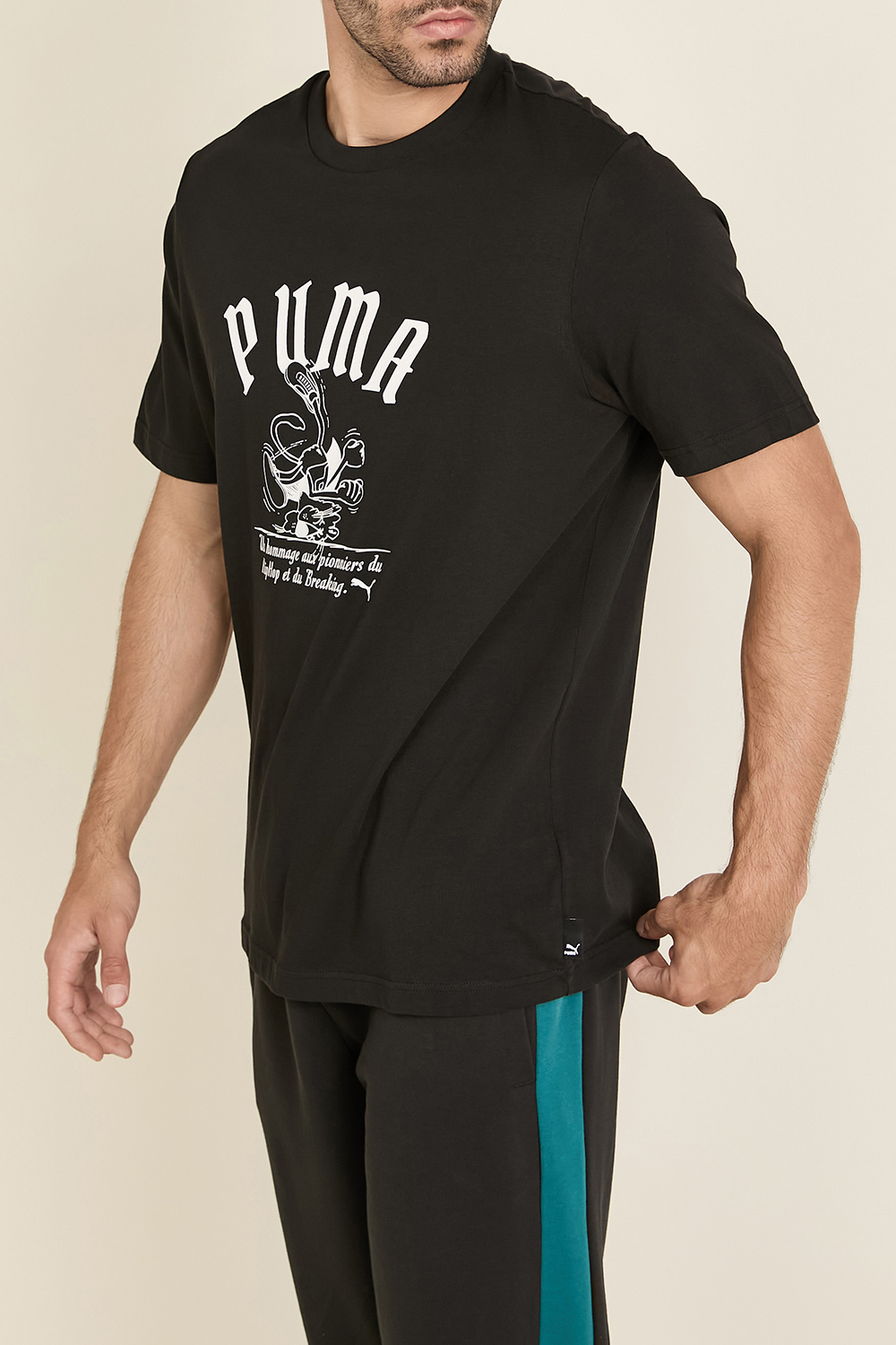 תמונת דוגמן קידמית של חולצת טי PUMA